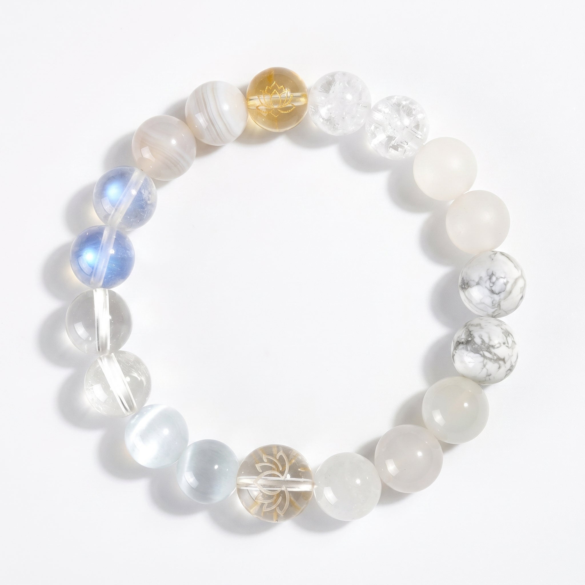 Metal Element Beaded Bracelet | Willpower, Clear Thinking, Self-Control