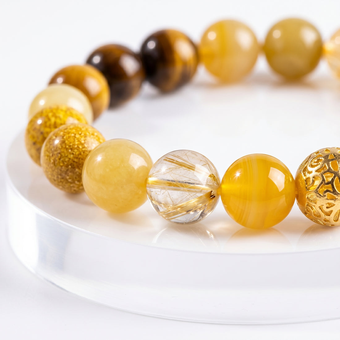 Earth Element Beaded Bracelet | Stability, Focus, Abundant Life