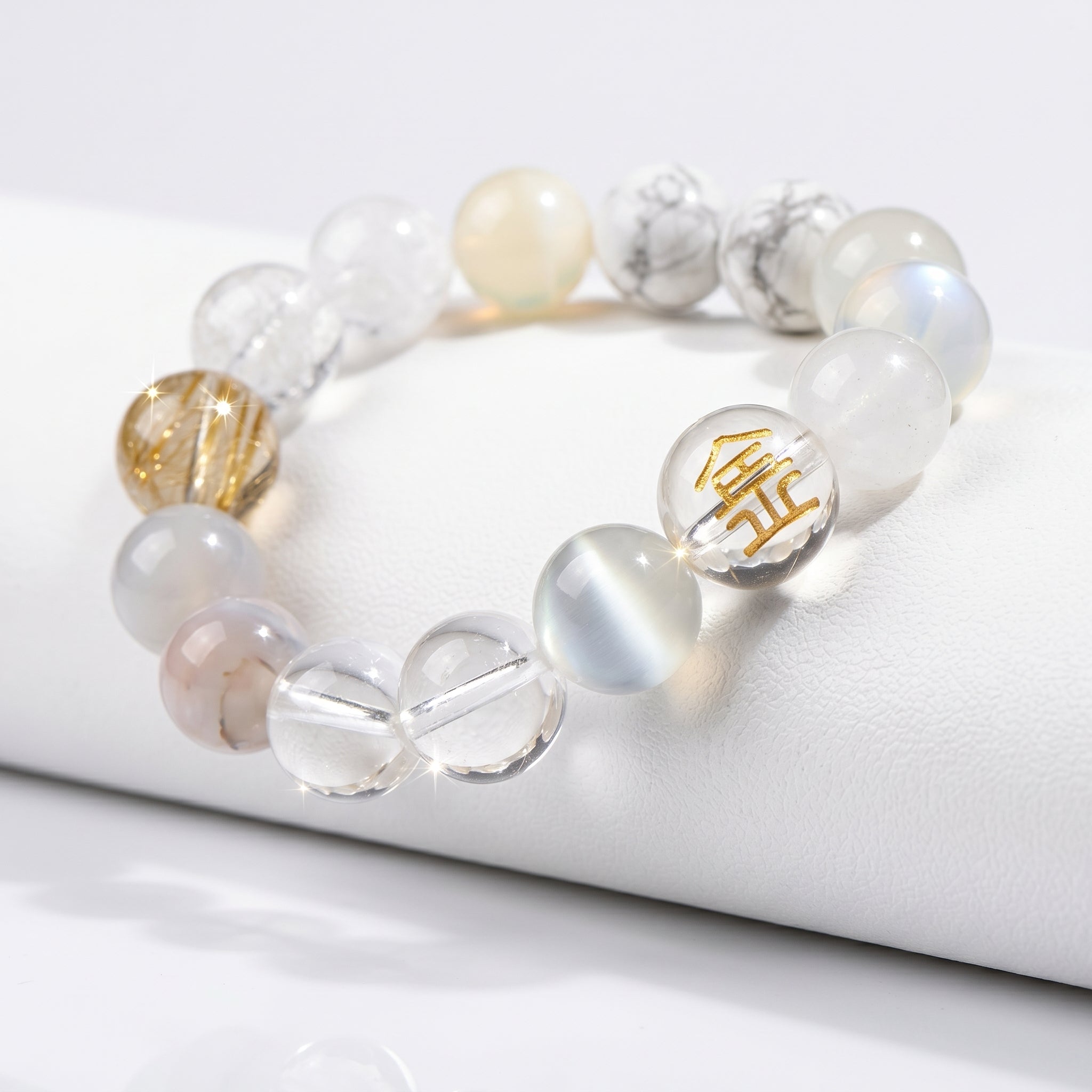 Metal Element Beaded Bracelet | Willpower, Clear Thinking, Self-Control