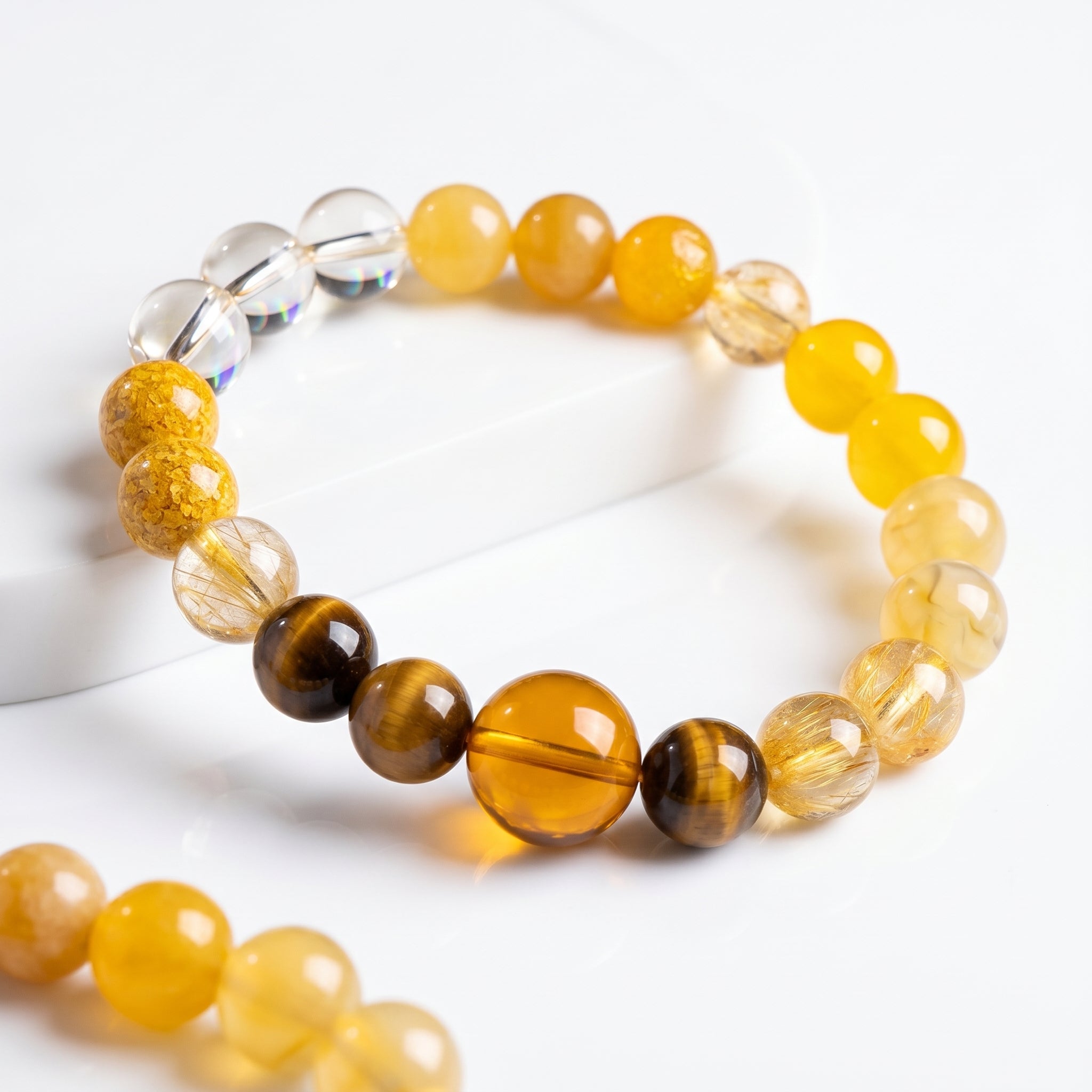 Earth Element Beaded Bracelet | Stability, Focus, Abundant Life