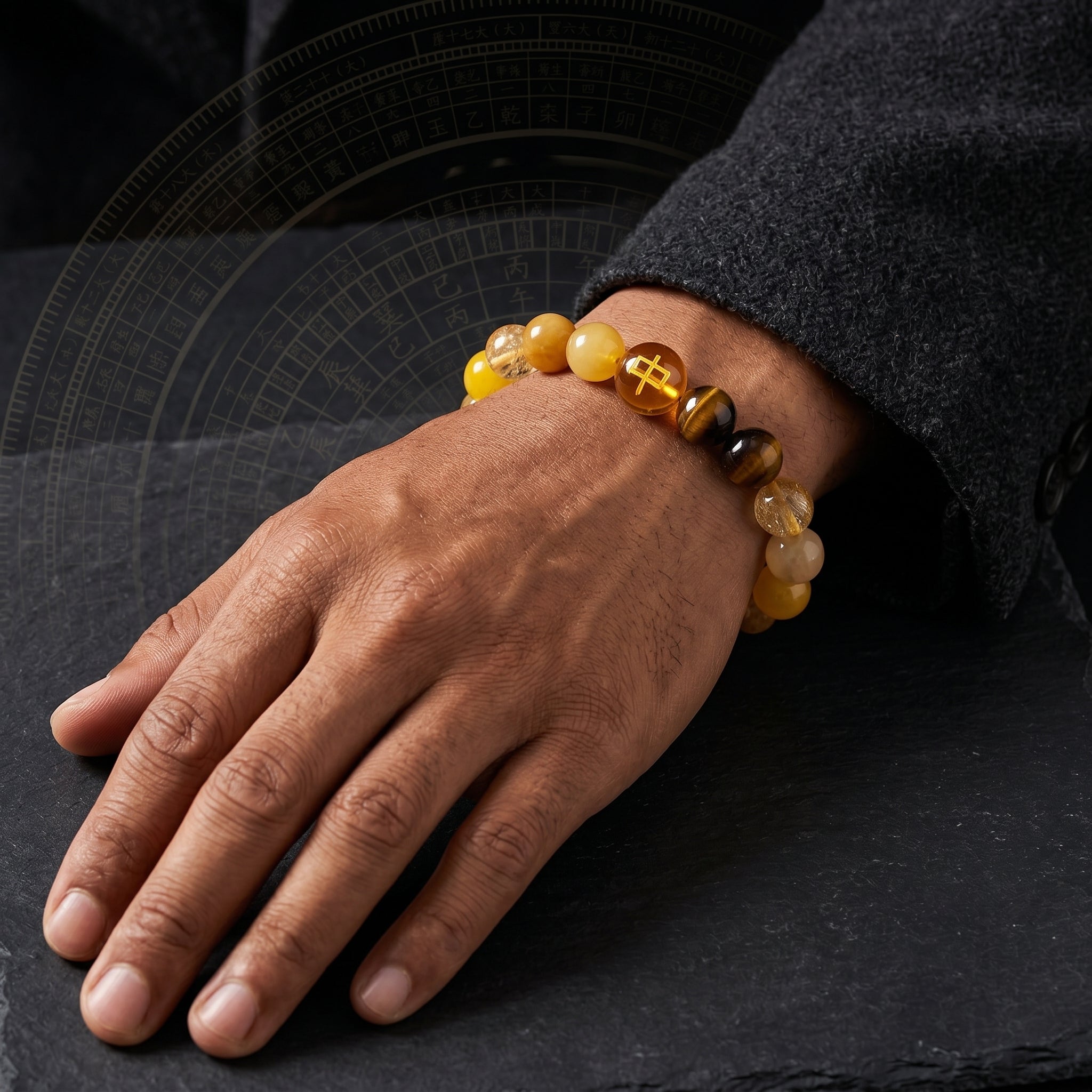 Earth Element Beaded Bracelet | Stability, Focus, Abundant Life
