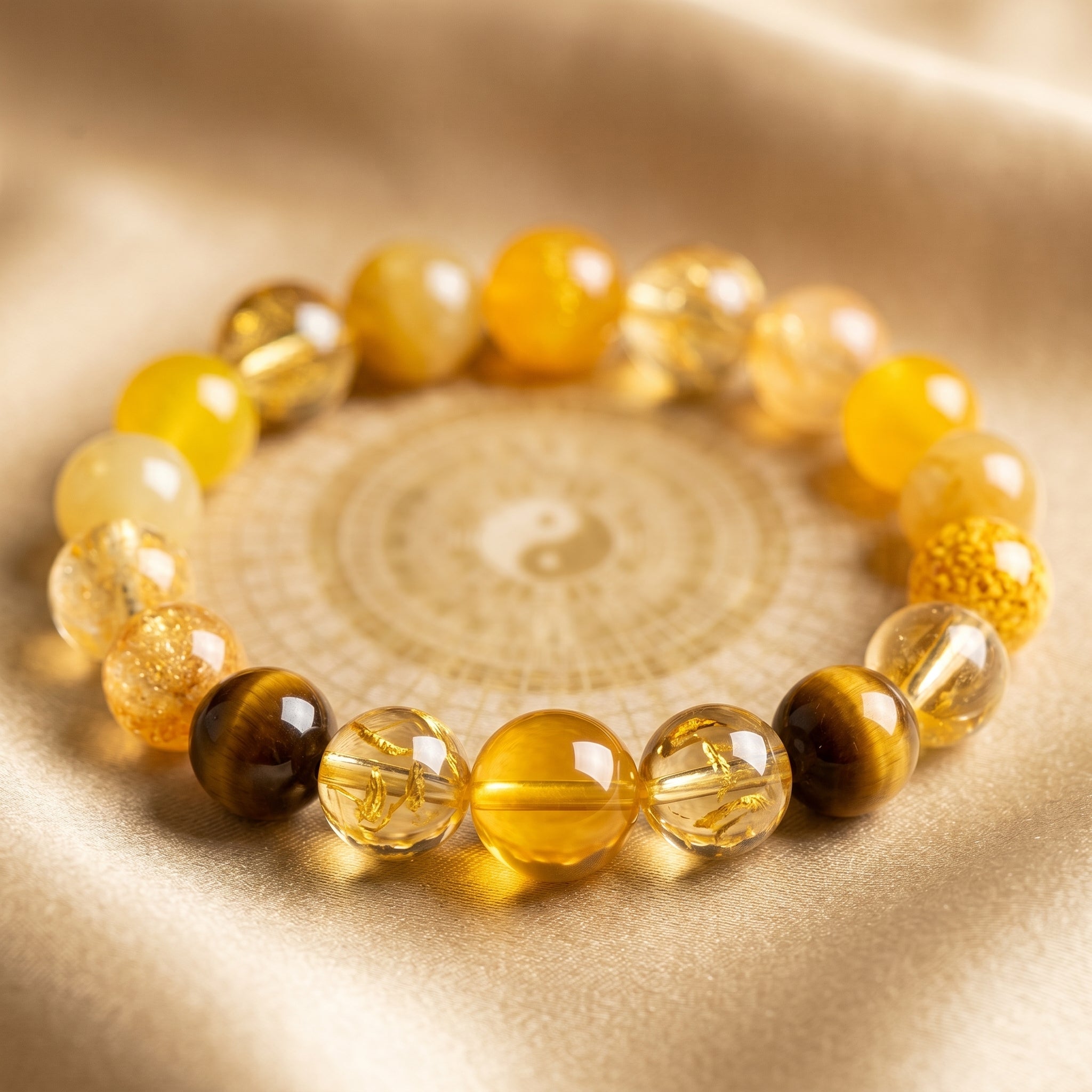 Earth Element Beaded Bracelet | Stability, Focus, Abundant Life