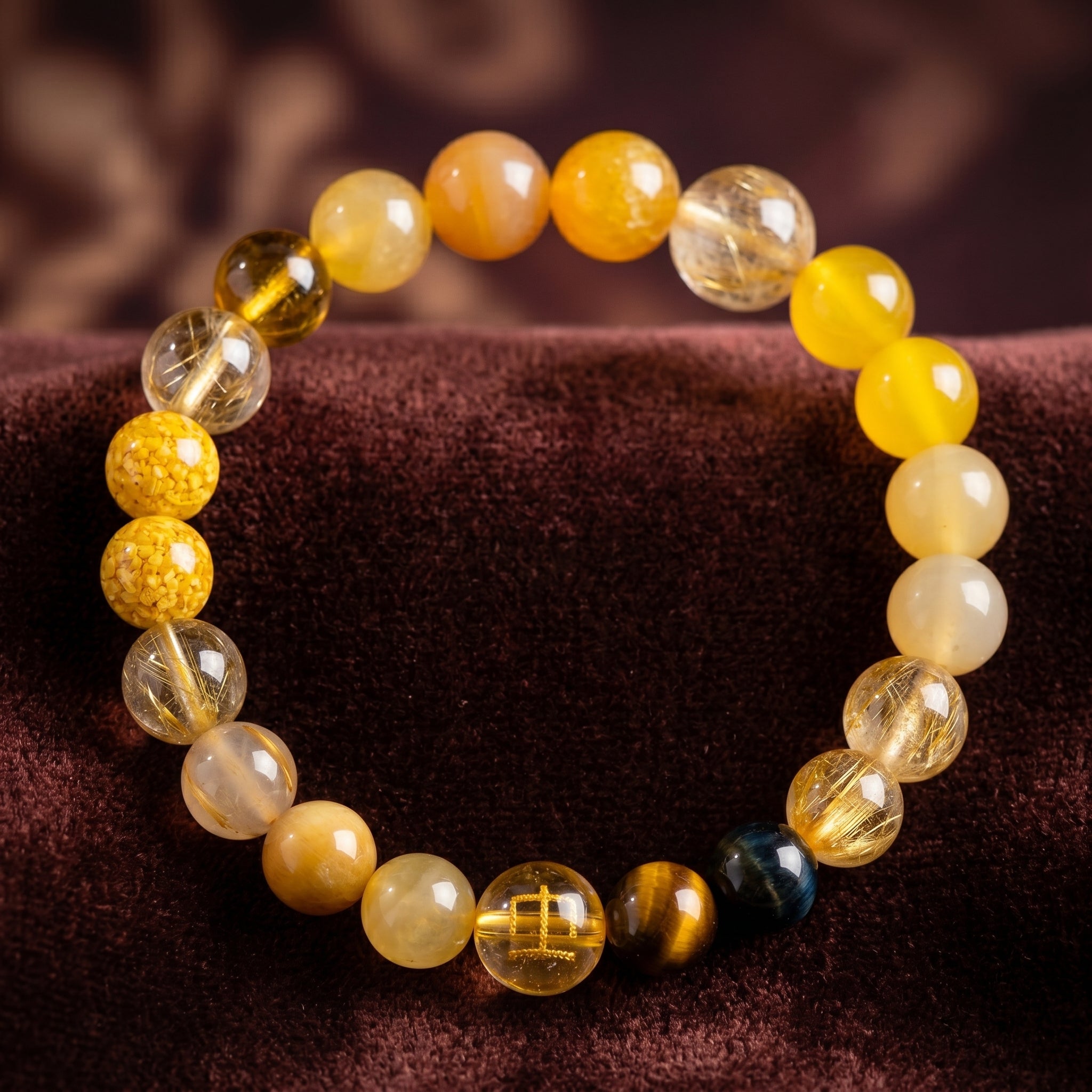 Earth Element Beaded Bracelet | Stability, Focus, Abundant Life